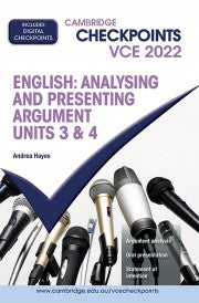 Cambridge Checkpoints VCE English: Analysing and Presenting Argument Units 3&4 2023 Digital Code (eBook)