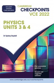 Cambridge Checkpoints VCE Physics Units 3&4 2023 Digital Code (eBook)