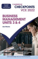 Cambridge Checkpoints VCE Business Management Units 3&4 2023 Digital Code (eBook)