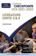 Cambridge Checkpoints VCE Literature Units 3&4 2021-2022 digital (eBook)